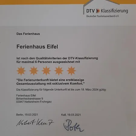 Сasa de vacaciones Eifel